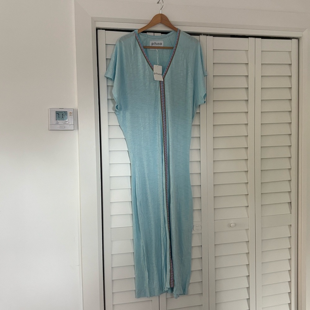 Pitusa Light Blue Maxi Dress NWT